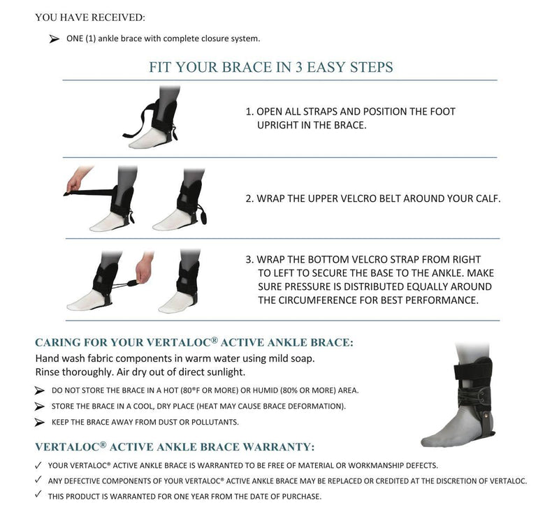 VertaLoc Active Ankle Brace