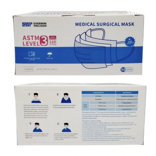 Disposable Face Mask,Bx/50